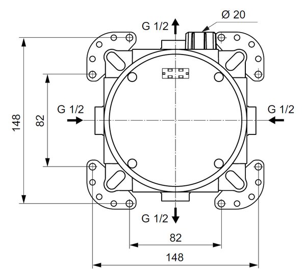Ideal Standard Set 3 - Sprchový systém s podomietkovou pákovou batériou CeraFlex, komplet, chróm IS Set 3