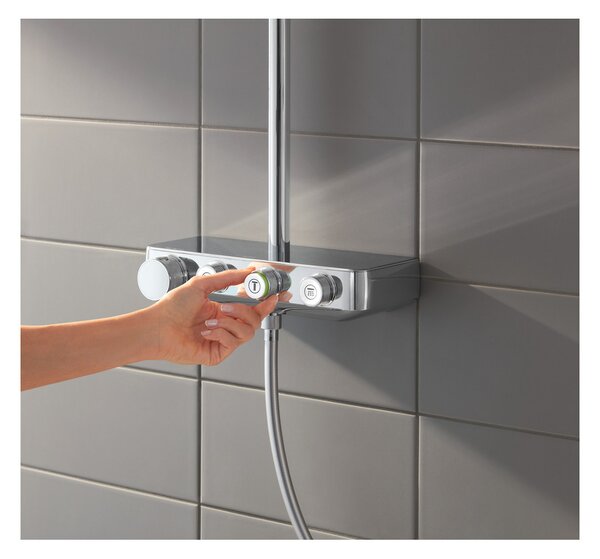 GROHE Euphoria SmartControl System 310 Cube Duo - Sprchový systém s termostatom na stenu, chróm 26508000