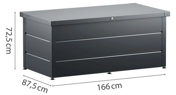 Juno 1620 Úložný box 160 x 80 x 72,5 cm, antracit, HÖRMANN 4800305