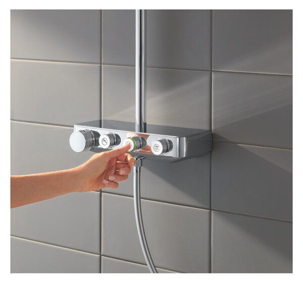 GROHE Euphoria SmartControl System 310 Cube Duo - Sprchový systém s termostatom na stenu, chróm 26508000