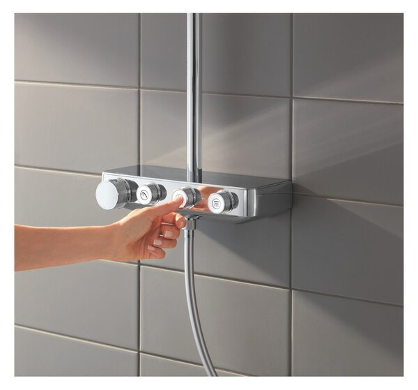 GROHE Euphoria SmartControl System 310 Cube Duo - Sprchový systém s termostatom na stenu, chróm 26508000