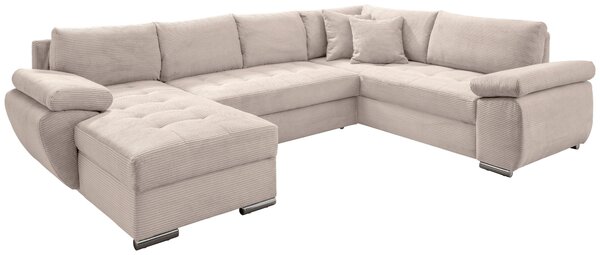 SEDACIA SÚPRAVA, textil, béžová P & B - Sedačky, Online Only