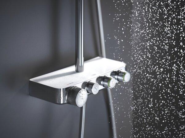 GROHE Euphoria SmartControl System 310 Cube Duo - Sprchový systém s termostatom na stenu, mesačná biela 26508LS0