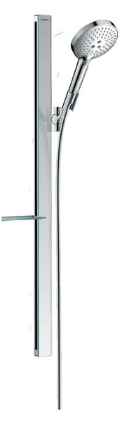 Hansgrohe Raindance Select S - Sprchová sada 120 3jet so sprchovou tyčou 90 cm a miskou na mydlo, chróm 27648000