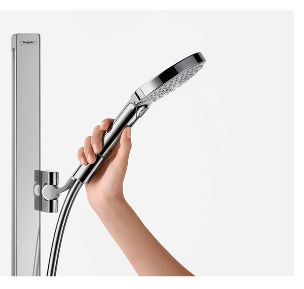 Hansgrohe Raindance Select S - Sprchová sada 120 3jet so sprchovou tyčou 90 cm a miskou na mydlo, chróm 27648000