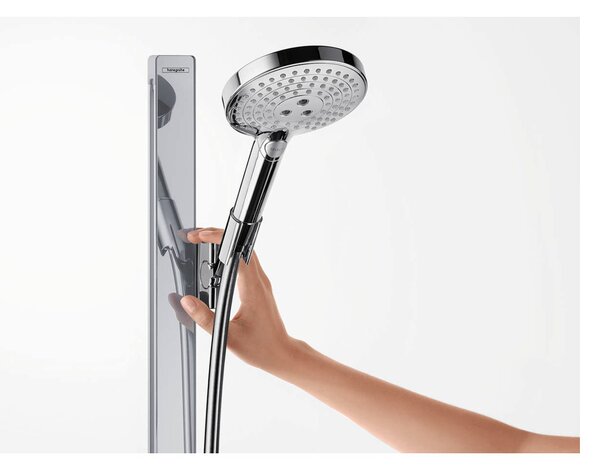 Hansgrohe Raindance Select S - Sprchová sada 120 3jet so sprchovou tyčou 90 cm a miskou na mydlo, chróm 27648000
