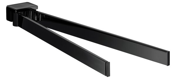 Emco Loft - Držiak na uterák, dvojramenný, 31 cm, čierna 055013331