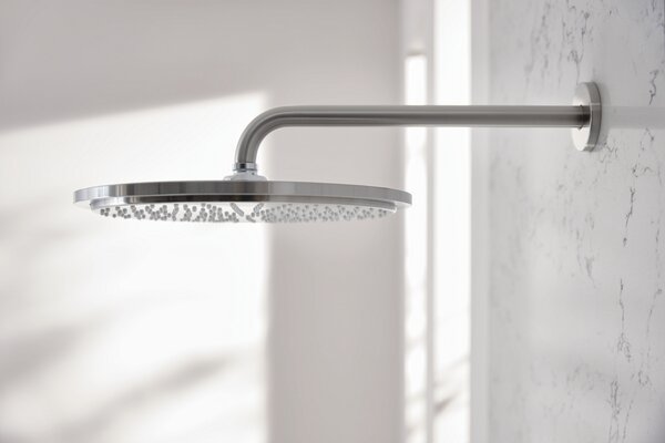 GROHE Rainshower Cosmopolitan 310 - Hlavová sprcha, 1 prúd, so sprchovým ramenom, supersteel 26066DC0