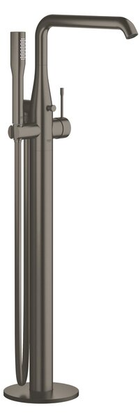 GROHE Essence - Páková vaňová batéria, montáž do podlahy, kartáčovaný Hard Graphite 23491AL1
