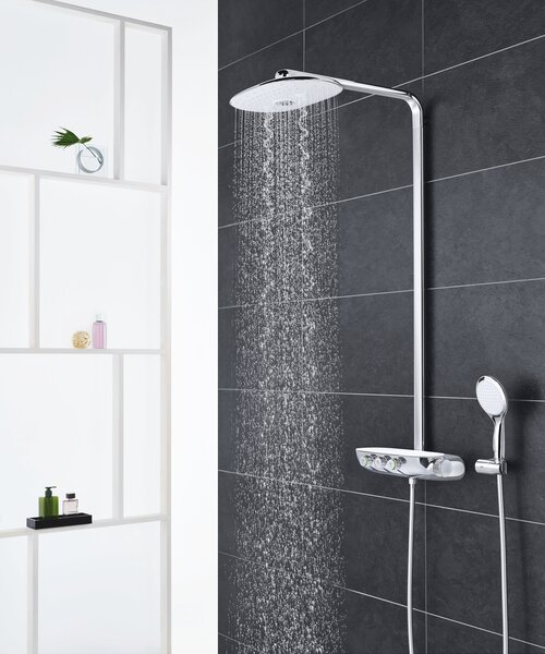 GROHE Rainshower System SmartControl DUO 360 - Sprchový systém s termostatom na stenu, biela/chróm 26250LS0