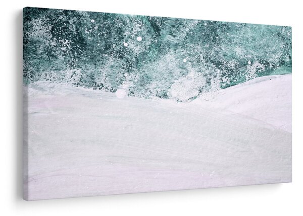 Obraz - Tyrkysová abstrakcia (90x60 cm)