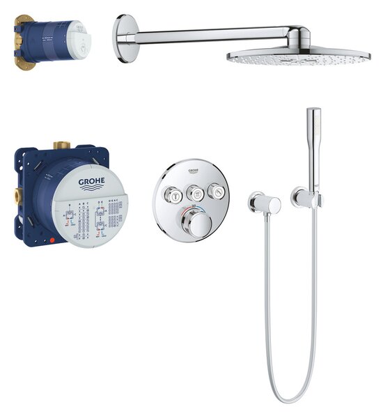 GROHE Grohtherm SmartControl - Sprchový systém s hlavovou sprchou Rainshower 310 SmartActive, chróm 34705000