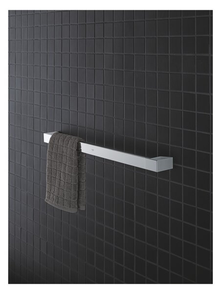 GROHE Selection Cube - Vaňové madlo/držiak na uteráky, chróm 40807000
