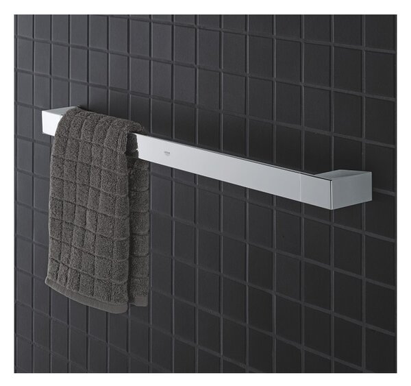 GROHE Selection Cube - Vaňové madlo/držiak na uteráky, chróm 40807000