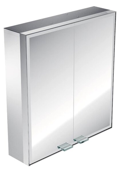 Emco Asis Prestige - Zrkadlová skrinka s LED osvetlením, 587x637x184 mm, 989706011