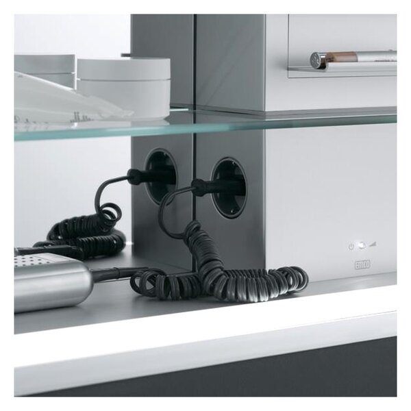 Emco Asis Prestige - Zrkadlová skrinka s LED osvetlením, 587x637x184 mm, 989706011