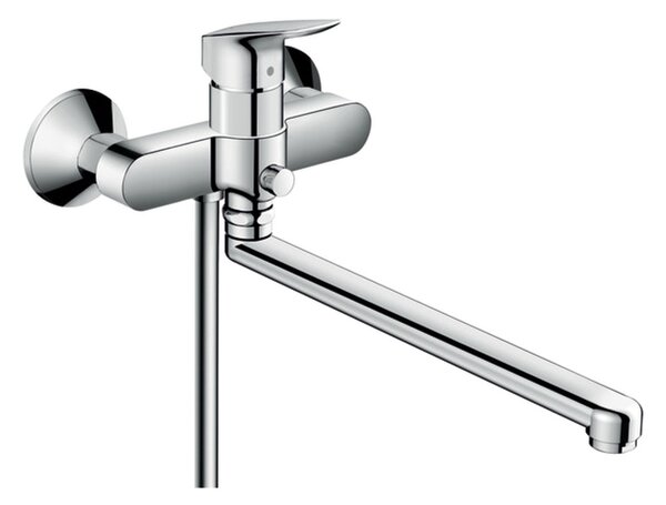 Hansgrohe Logis - Páková vaňová batéria s predĺženým výtokom, chróm 71402000