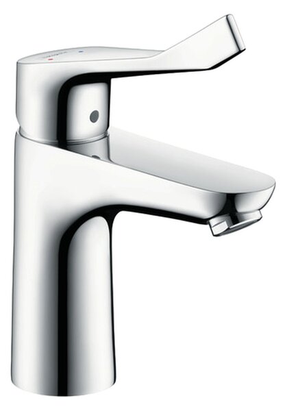 Hansgrohe Focus - Páková umývadlová batéria 100 s predĺženou rukoväťou bez odtokovej súpravy, chróm 31915000