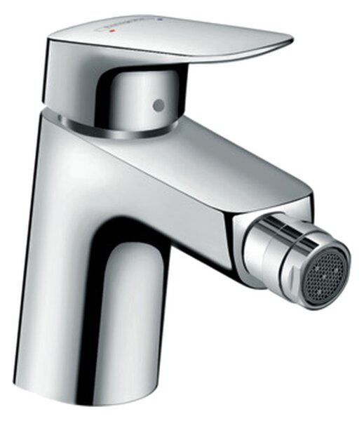 Hansgrohe Logis - Páková bidetová batéria 70 s odtokovou súpravou s tiahlom, chróm 71204000