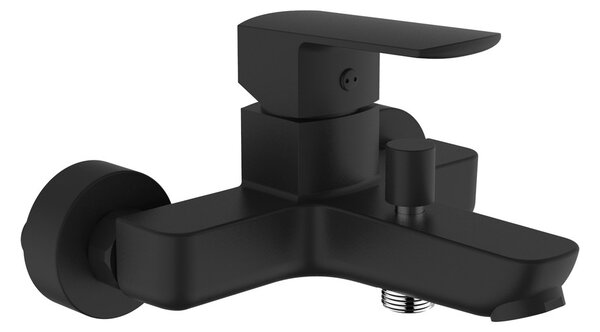 Teorema Edge - vaňová batéria nástenná, čierna 8E160
