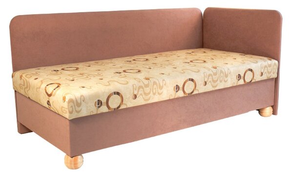 Jednolôžková posteľ (váľanda) 80 cm Sarita (so sendvičovým matracom) (P). Vlastná spoľahlivá doprava až k Vám domov. 774128