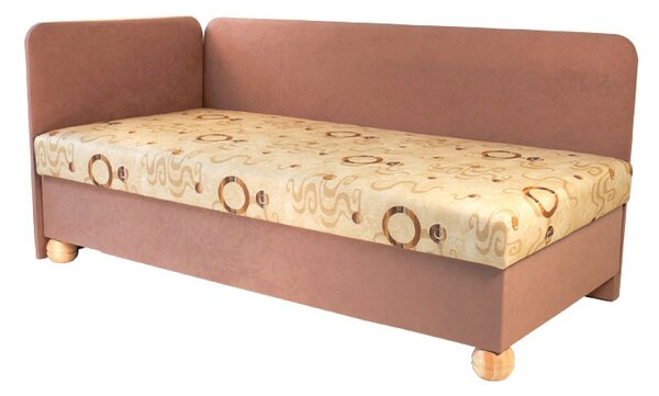 Jednolôžková posteľ (váľanda) 80 cm Sarita (s pružinovým matracom) (L). Vlastná spoľahlivá doprava až k Vám domov. 774124