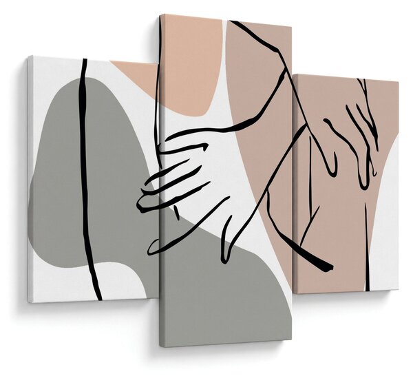Obraz - Woman body line art N⁰2 (90x60 cm)