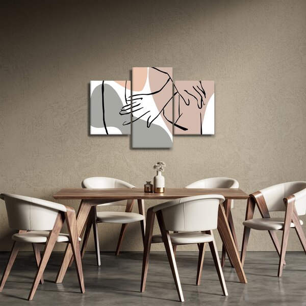 Obraz - Woman body line art N⁰2 (90x60 cm)