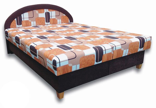 Manželská posteľ 160 cm Elvina N (s penovými matracmi). Vlastná spoľahlivá doprava až k Vám domov. 793003