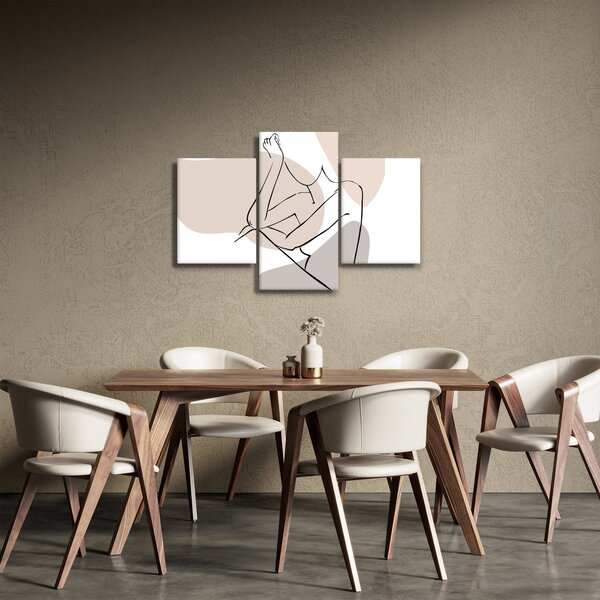 Obraz - Woman body line art N⁰1 (90x60 cm)