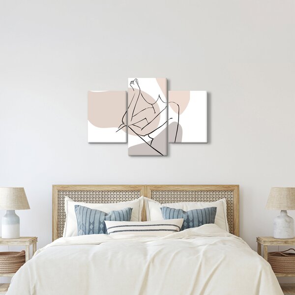 Obraz - Woman body line art N⁰1 (90x60 cm)