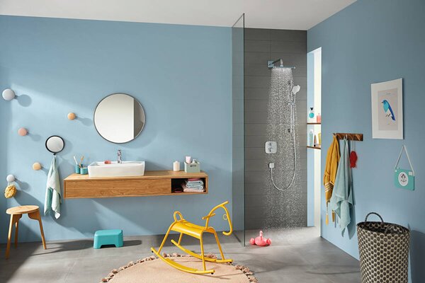 Hansgrohe Talis E - Páková umývadlová batéria 110 s odtokovou súpravou Push-Open, chróm 71711000