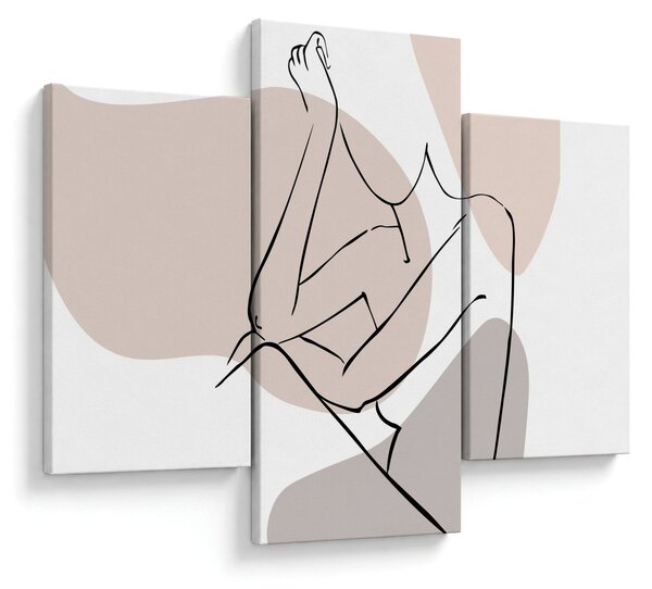 Obraz - Woman body line art N⁰1 (90x60 cm)