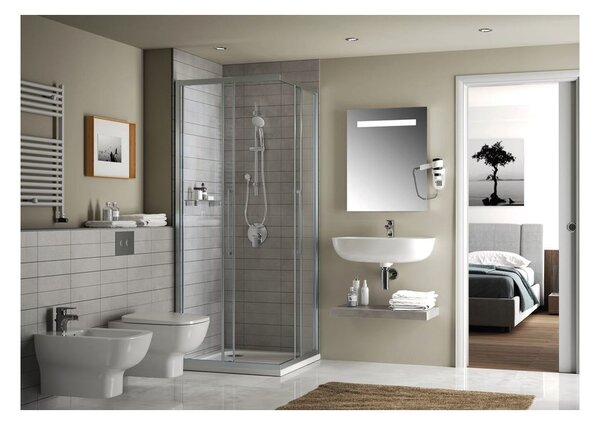 Ideal Standard Mirror & Light - Zrkadlo s LED osvetlením 600x700 mm, T3340BH