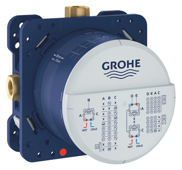 Grohe Eurocube SET 2 - Sprchový systém pod omietku, Eurocube, páková batéria- kompletná sada