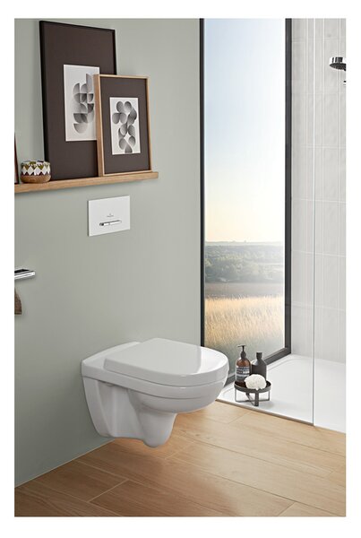 Villeroy & Boch O.Novo Combi-Pack - SET Závesné WC + sedátko SoftClosing, alpská biela 5660HR01