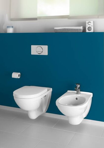 Villeroy & Boch O.Novo Combi-Pack - SET Závesné WC + sedátko SoftClosing, alpská biela 5660HR01