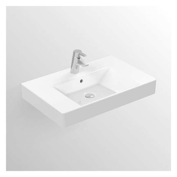 Ideal Standard Strada - Nábytkové umývadlo 810x455 mm, glazovaná spodná strana, s prepadom, biela K081001