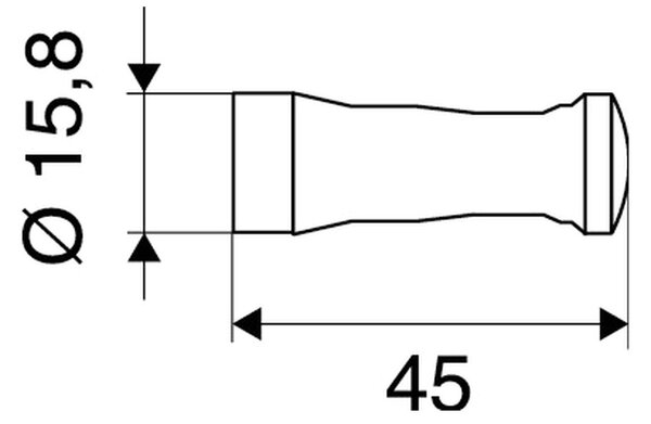 Emco Rondo 2 - Veľký háčik, chróm 507500101
