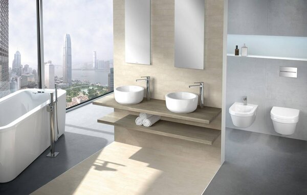 Villeroy & Boch Architectura Combi-Pack - SET Závesné WC + sedátko SoftClosing, alpská biela 5684HR01