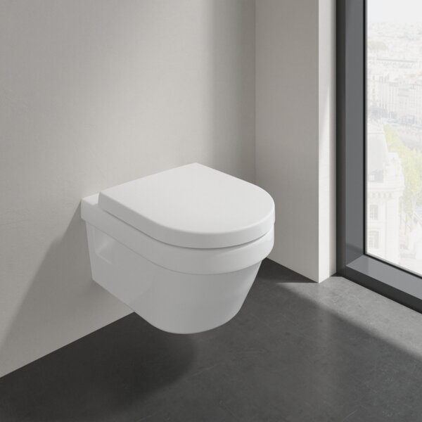 Villeroy & Boch Architectura Combi-Pack - SET Závesné WC + sedátko SoftClosing, alpská biela 5684HR01