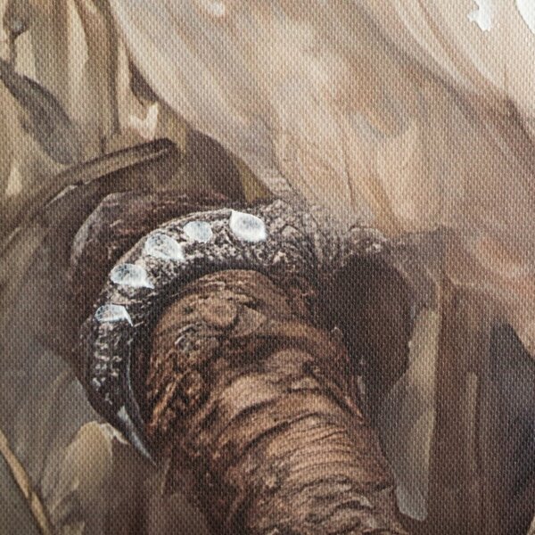 Dekorstudio Ručne maľovaný obraz na plátne s motívom kakadu II 52x92cm - krémový