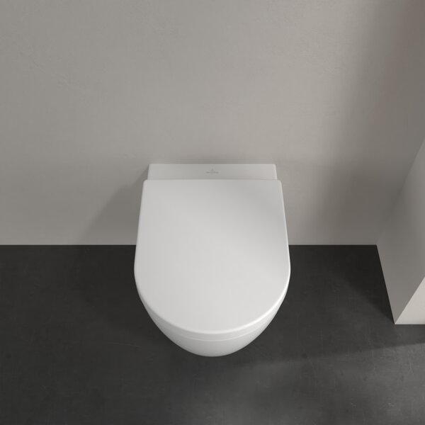 Villeroy & Boch Avento Combi-Pack - SET Závesné WC + sedátko SoftClosing, alpská biela CeramicPlus 5656HRR1