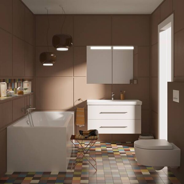 Villeroy & Boch Avento Combi-Pack - SET Závesné WC + sedátko SoftClosing, alpská biela CeramicPlus 5656HRR1