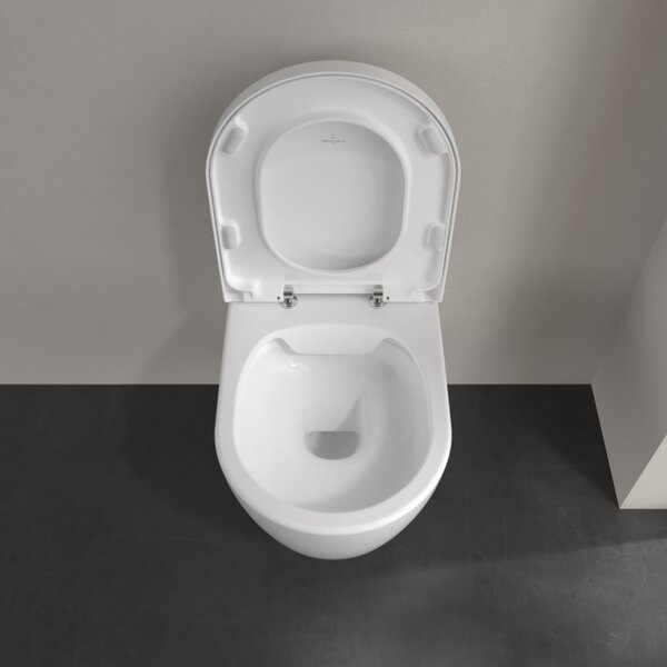 Villeroy & Boch Avento Combi-Pack - SET Závesné WC + sedátko SoftClosing, alpská biela CeramicPlus 5656HRR1