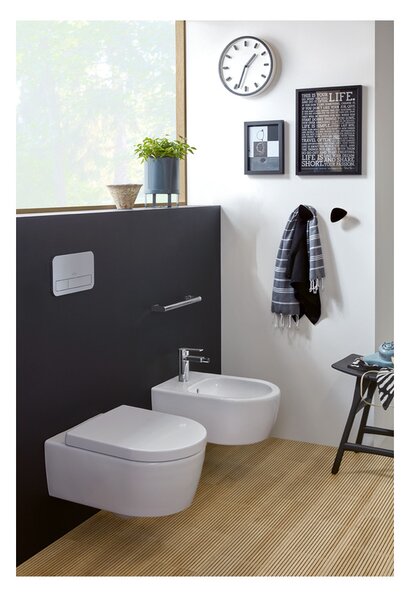 Villeroy & Boch Avento Combi-Pack - SET Závesné WC + sedátko SoftClosing, alpská biela CeramicPlus 5656HRR1