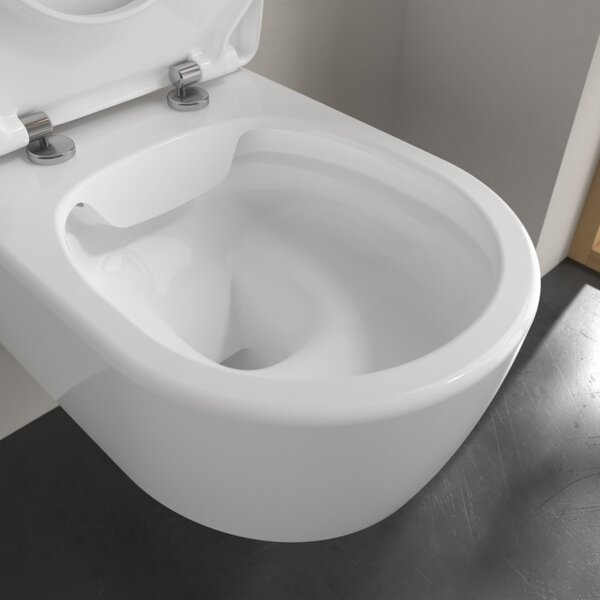 Villeroy & Boch Avento Combi-Pack - SET Závesné WC + sedátko SlimSeat SoftClosing, alpská biela 5656RS01