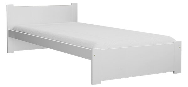 Posteľ IKAROS 90 x 200 cm, biela Rošt: Bez roštu, Matrac: Bez matraca
