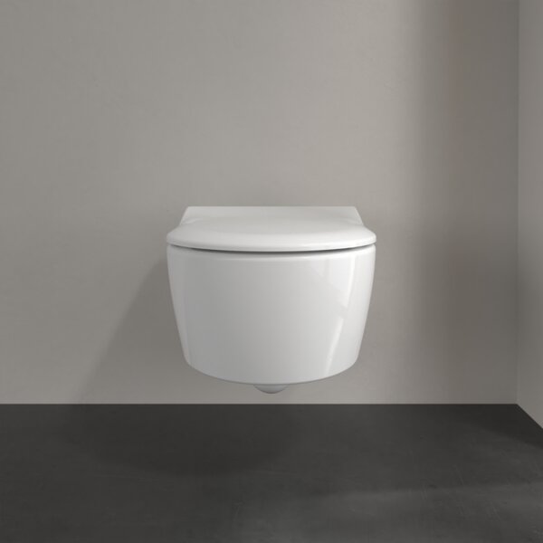 Villeroy & Boch Avento Combi-Pack - SET Závesné WC + sedátko SlimSeat SoftClosing, alpská biela 5656RS01