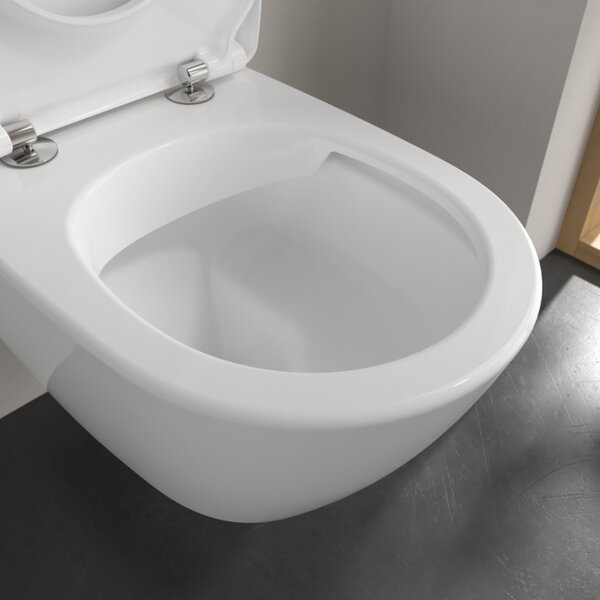 Villeroy & Boch Subway 2.0 Combi-Pack - SET Závesné WC + sedátko SlimSeat SoftClosing, alpská biela 5614R201
